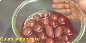 Gulab jamun cake