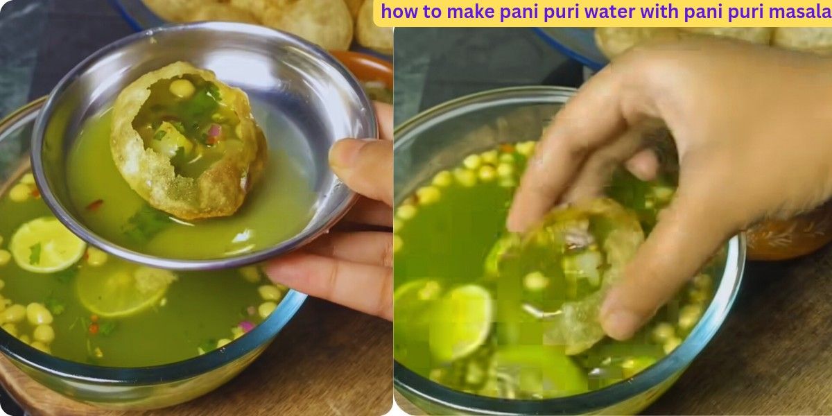 how to make pani puri water with pani puri masala