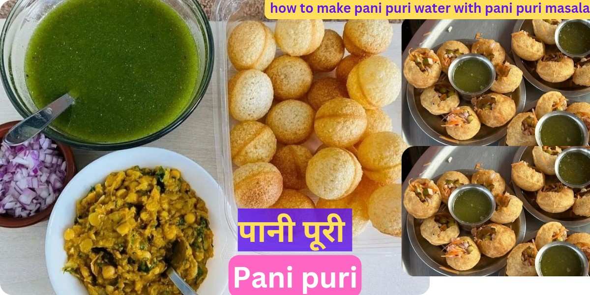 how to make pani puri water with pani puri masala