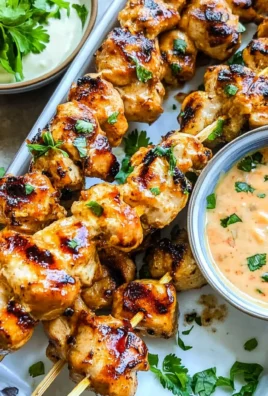 Bang Bang Chicken Skewers