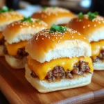 Cheeseburger Sliders with Hawaiian Rolls