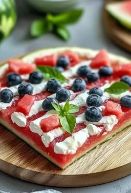 Juicy Watermelon Pizza