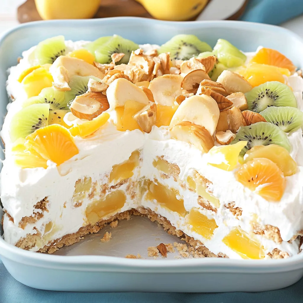 No-Bake Tropical Icebox Cake