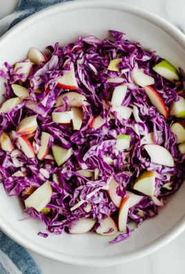 Red Cabbage Apple Slaw