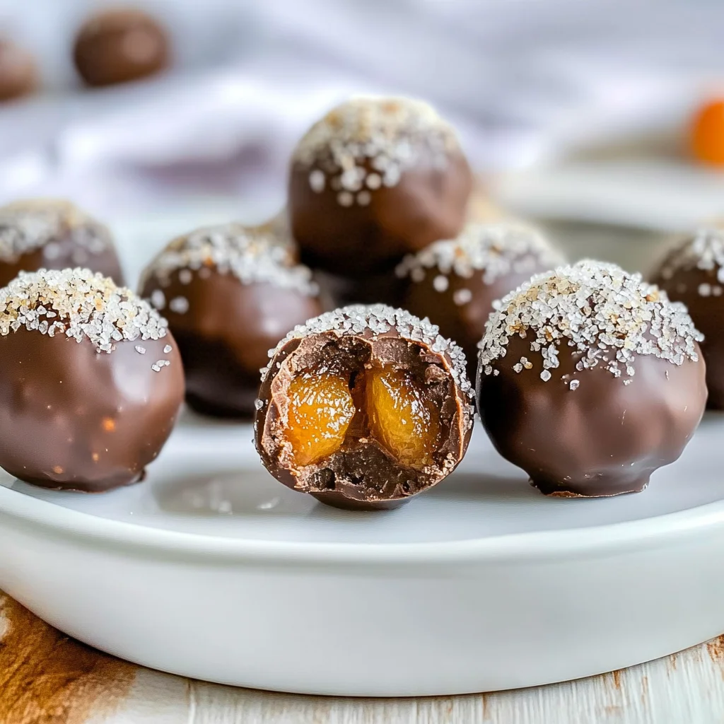 Chocolate Apricot Balls Recipe