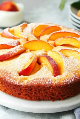Fresh Peach Cake