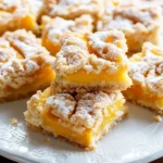 Fresh Peach Crumb Bars