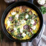 Garden Frittata with Goat Cheese