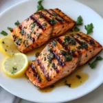 Healthy Grilled Honey Mustard Salmon