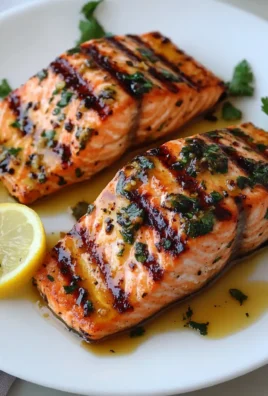 Healthy Grilled Honey Mustard Salmon