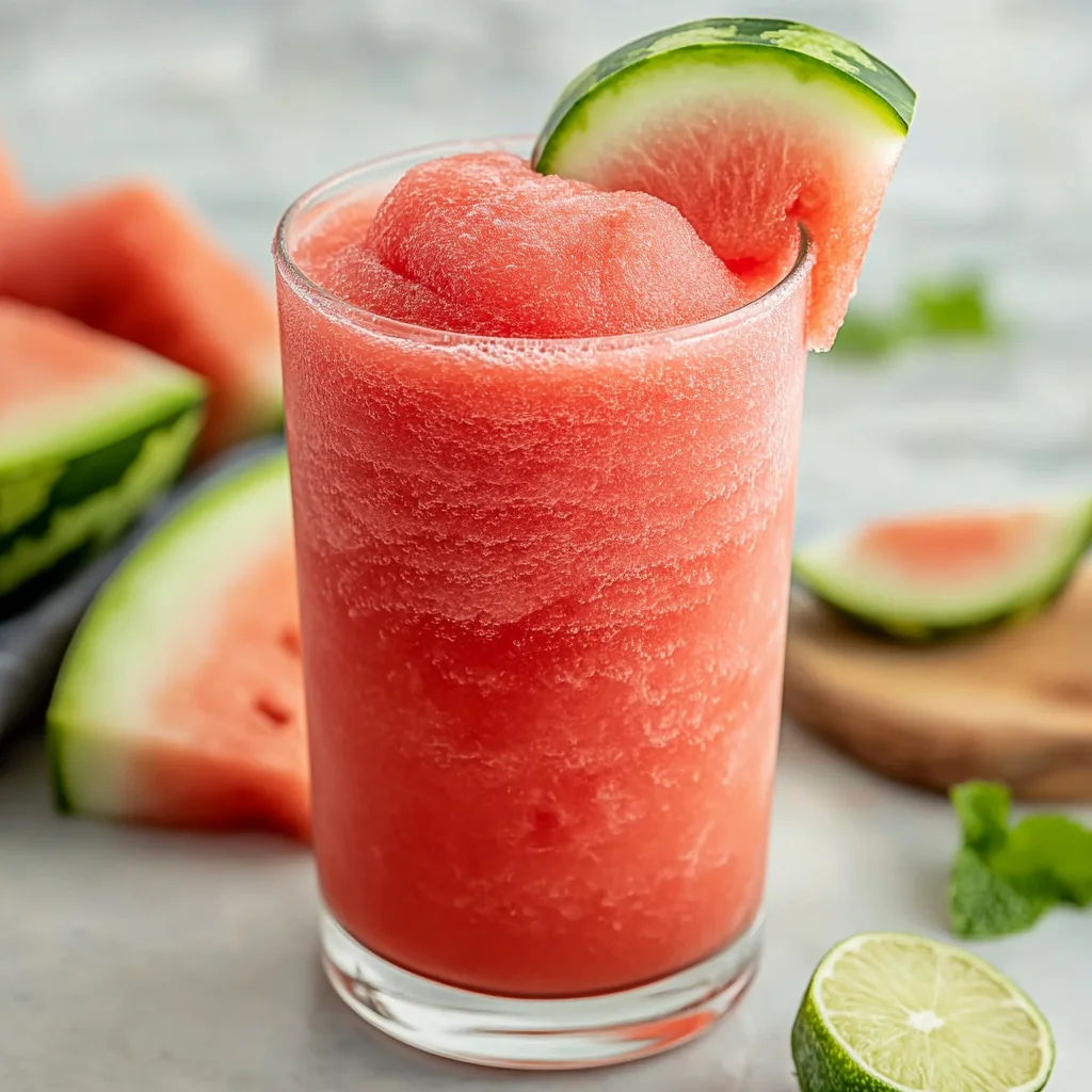 Juicy Watermelon Slushie Recipe