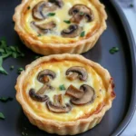 Low Calorie Mini Mushroom Quiche