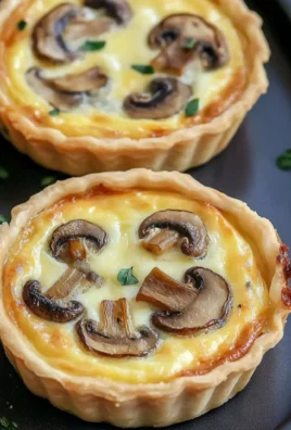 Low Calorie Mini Mushroom Quiche
