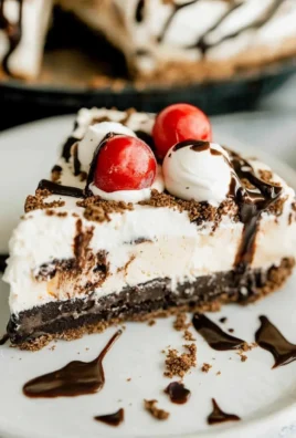 No Bake Mississippi Mud Ice Cream Cake Recipe