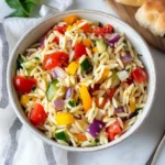 Rainbow Orzo Salad