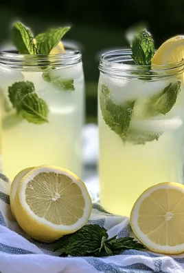 Sparkling Mint Lemonade