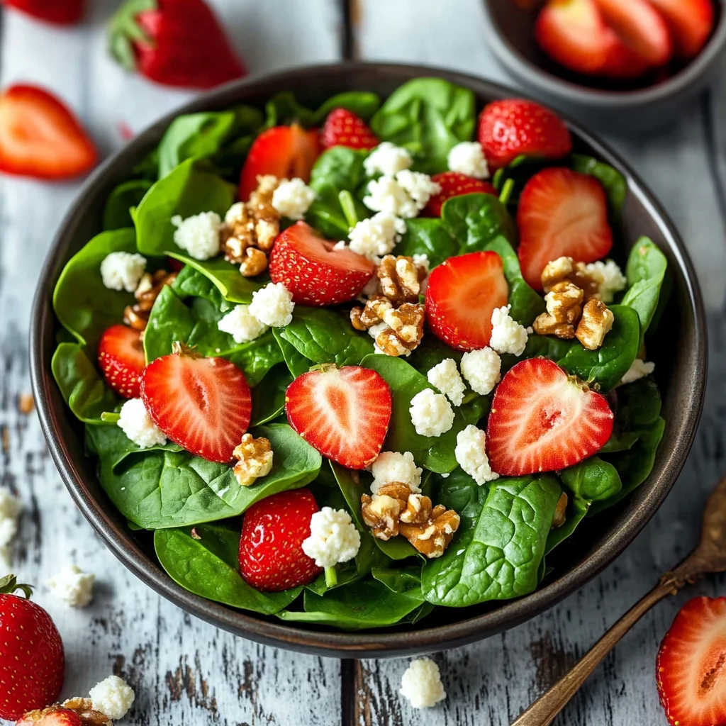 Spinach and Strawberry Salad