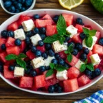 Watermelon Blueberry Salad