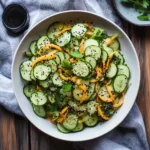 10-Minute Ginger Miso Cucumber Salad