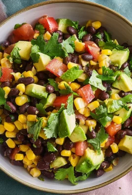 Black Bean Salad with Corn & Avocado