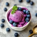 Blueberry Frozen Yogurt