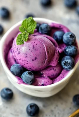 Blueberry Frozen Yogurt