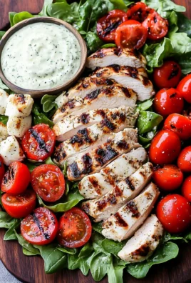 Caprese Grilled Chicken Salad