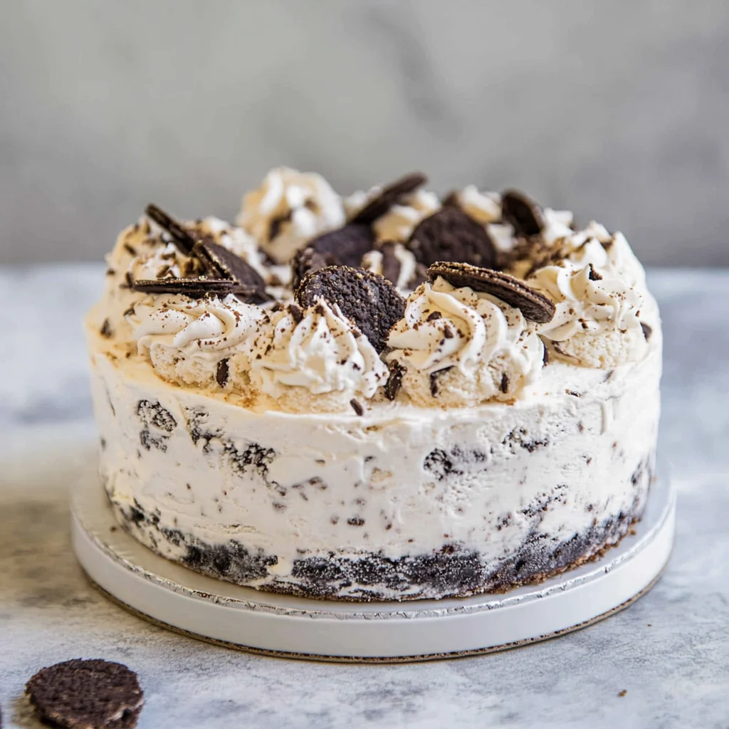 Cookies and Cream Ice Cream Cake