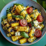 Gegrillter Maissalat (Grilled Corn Salad)