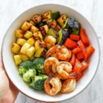 Grilled Shrimp and Vegetable Bowl