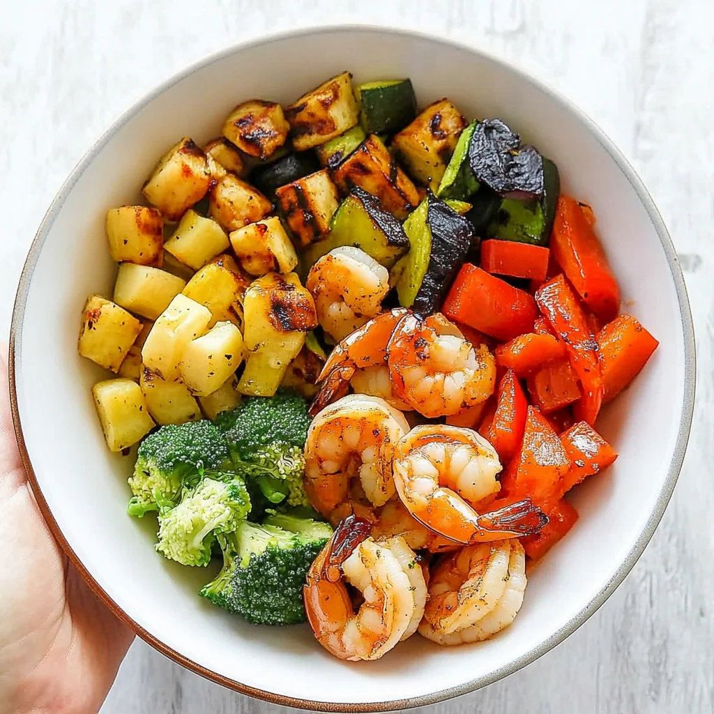 Grilled Shrimp and Vegetable Bowl