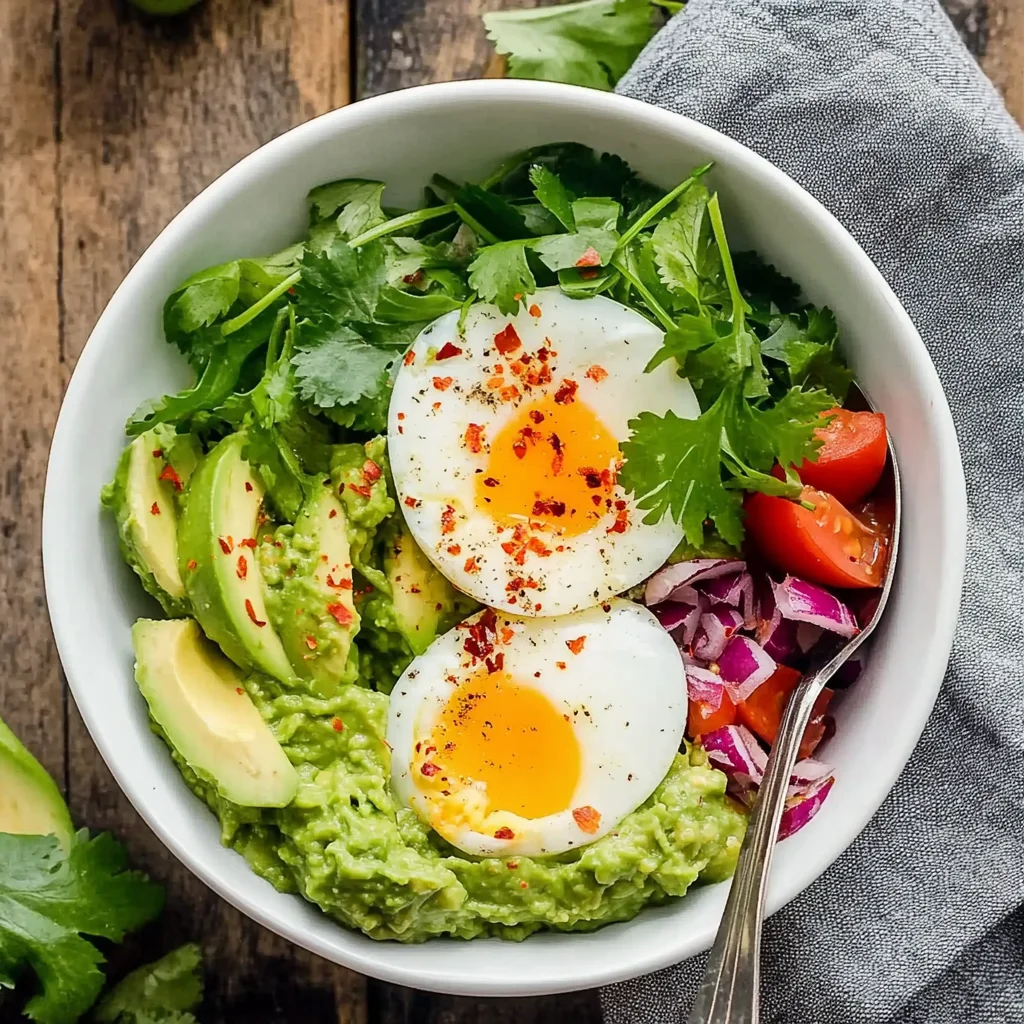 Guacamole Egg Breakfast Bowl Recipe