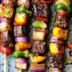 Hawaiian Steak Kabobs