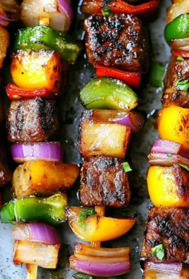 Hawaiian Steak Kabobs