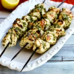 Lemon Pesto Chicken Kabobs