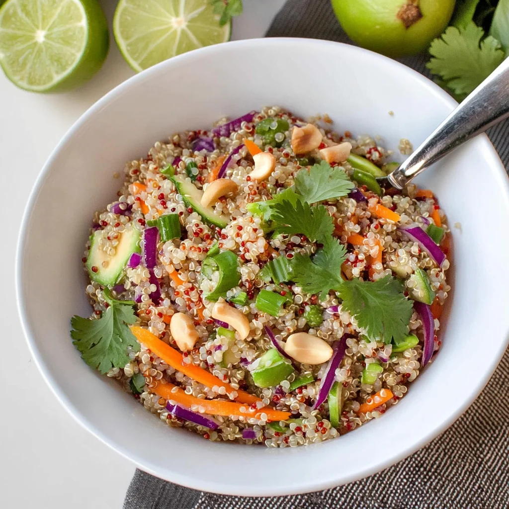 Make-Ahead Asian Quinoa Salad