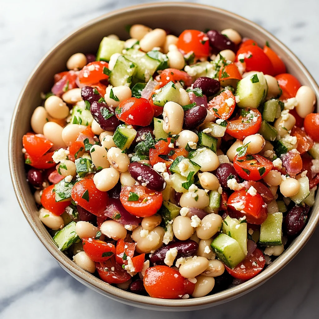 Mediterranean White Bean Salad