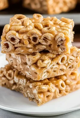 No Bake Peanut Butter Cheerio Bars