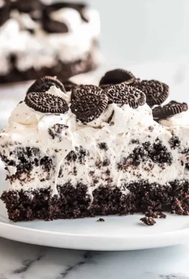 Oreo Poke Cake