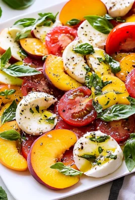 Peach Tomato Caprese Salad