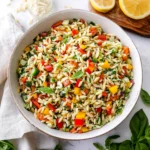 Rainbow Orzo Salad
