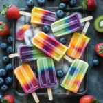 Rainbow Popsicles