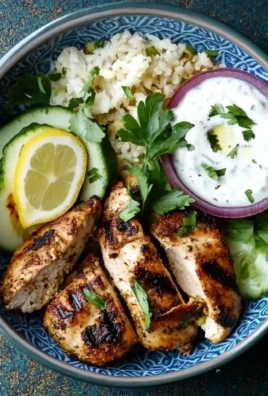 Shawarma-Spiced Grilled Chicken with Garlic Yogurt Sauce