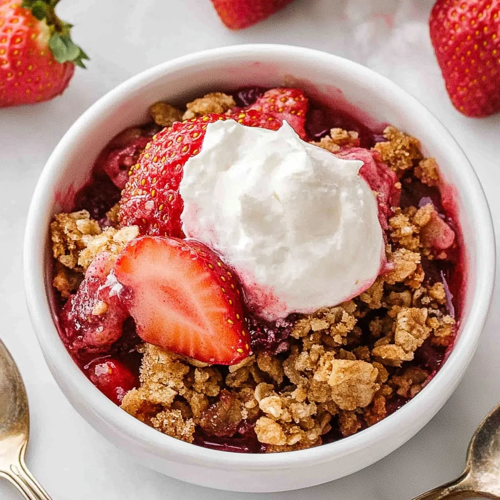 Strawberry Crisp