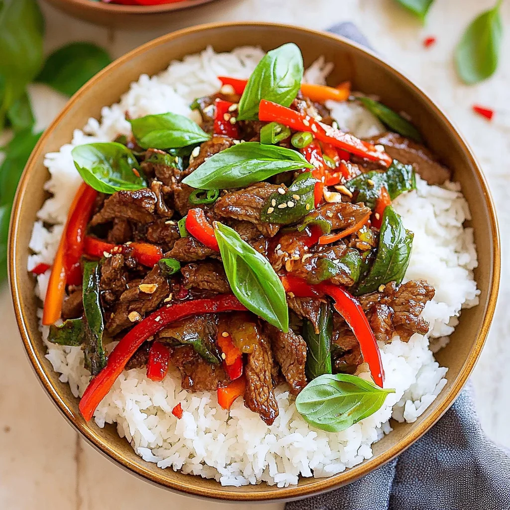 Thai Basil Beef