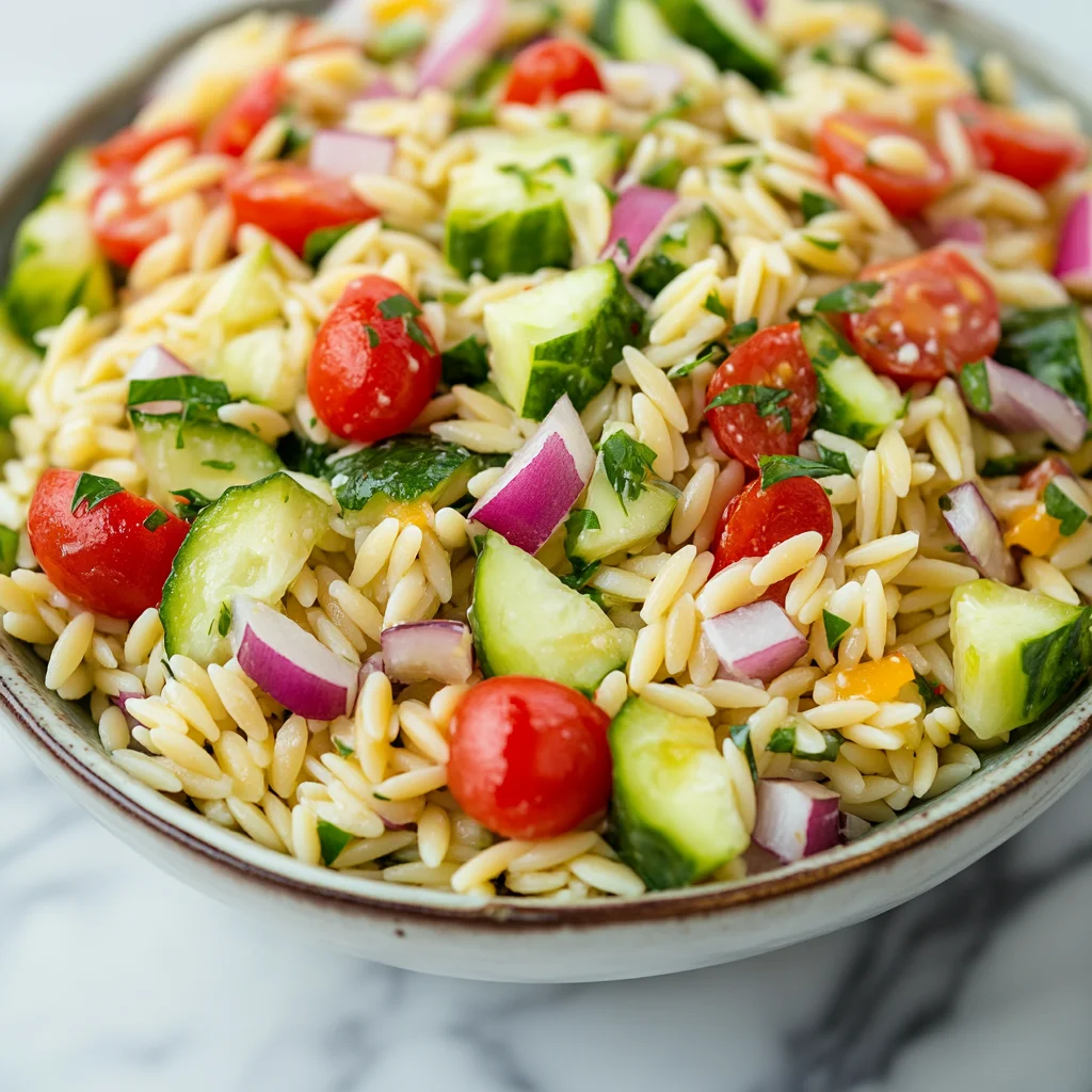 The Best Orzo Pasta Salad