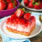 Upside Down Strawberry Cake