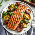 5 Ingredient Marinated Grilled Salmon