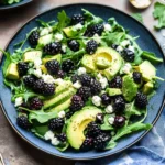 Blackberry, Avocado and Arugula Salad