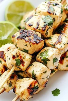 Cilantro Lime Chicken Kebab